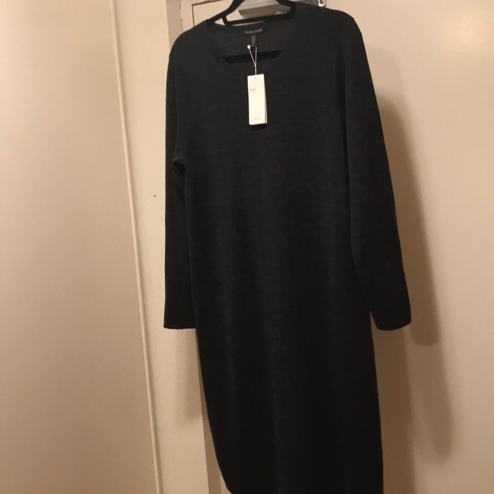 Eileen Fisher Large size, 100% merino wool dress.